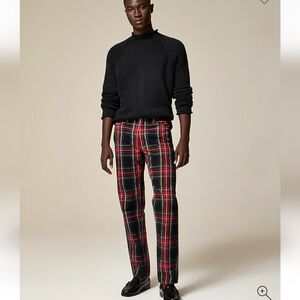 J Crew Classic five-pocket brushed twill pant in plaid Size 30x30 NWT CF304